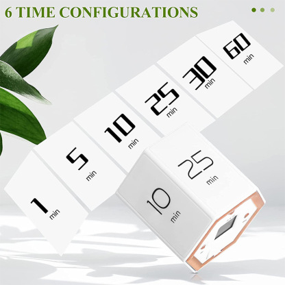 Cube Timer for Time Management and Countdown Settings