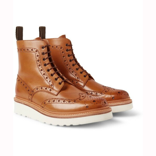 Handmade Men's Wing Tip Oxford Shoes | Light Brown Suede Shoe | Dress Leather Shoes | Elegant Designer Casual Shoes