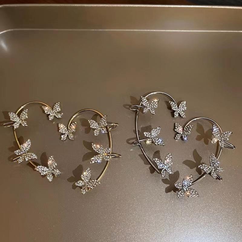 Diamond Butterfly Earrings