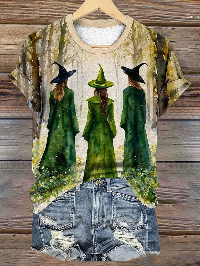 Womens Midsummer Witches Gather T-Shirt