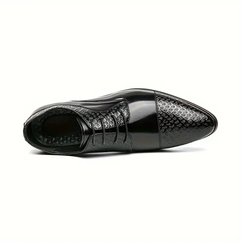 plain toe derby shoes men s solid colour comfy non slip details 2