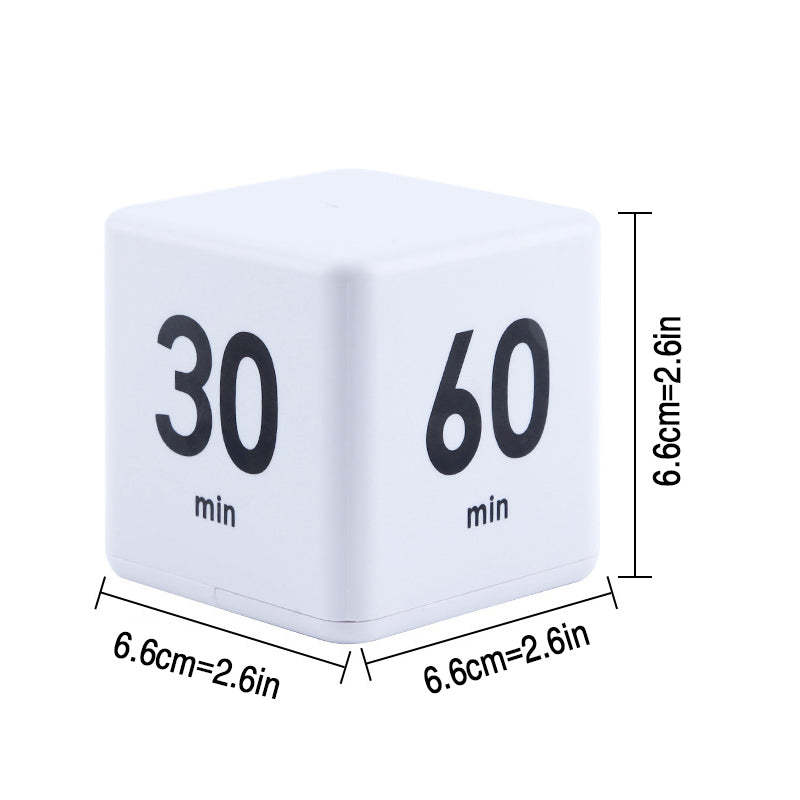 Cube Timer for Time Management and Countdown Settings