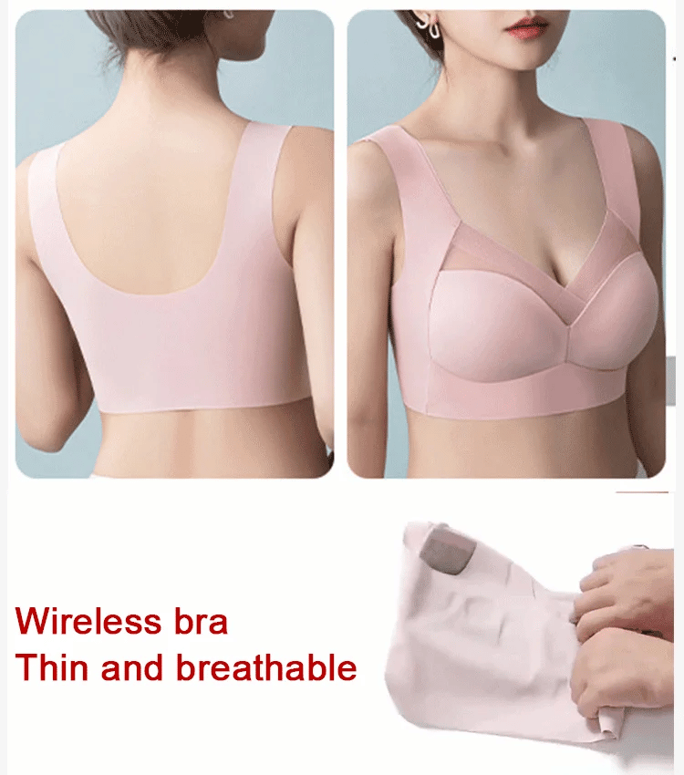 🎁2024 New Year's Hot Sale Buy 1 Get 3 Packs🎁-🔥Sexy Push Up Wireless Bras