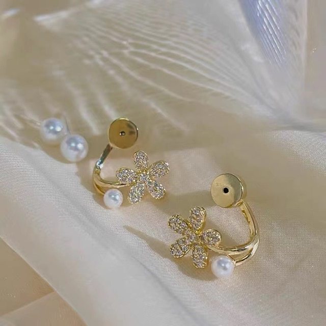 Women's Stud Earrings Drop Earrings Hoop Earrings Geometrical Heart Flower Shape Vintage Stylish Simple Luxury Sweet Earrings Jewelry 1