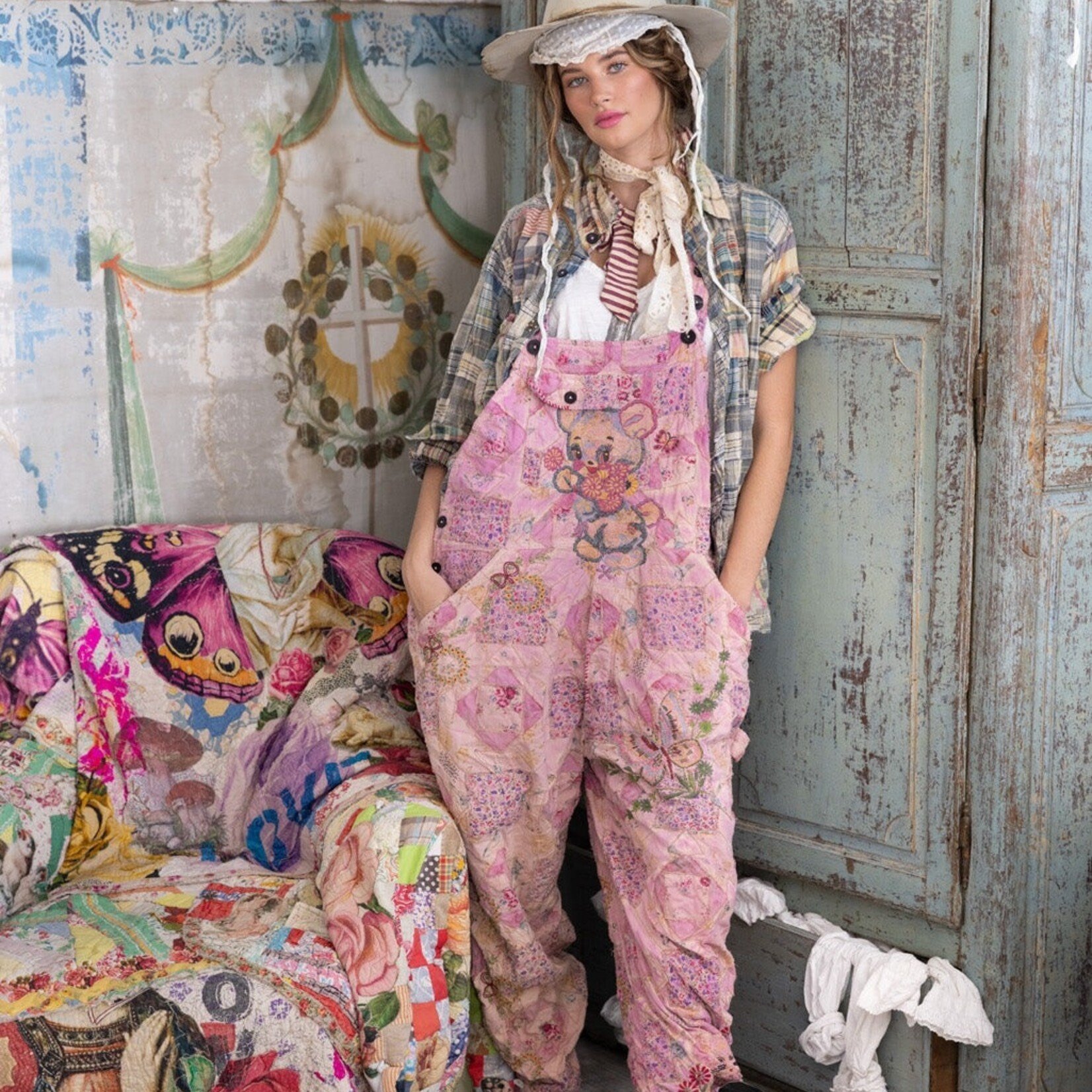 Retro Chic Pink Jumpsuit