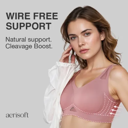 BUY 1 GET 3 Packs🎁Wire-Free Top Support Bra👍No More Sagging Breasts