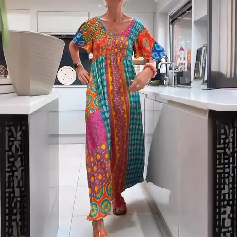 Vestido de verano sencillo y desenfadado