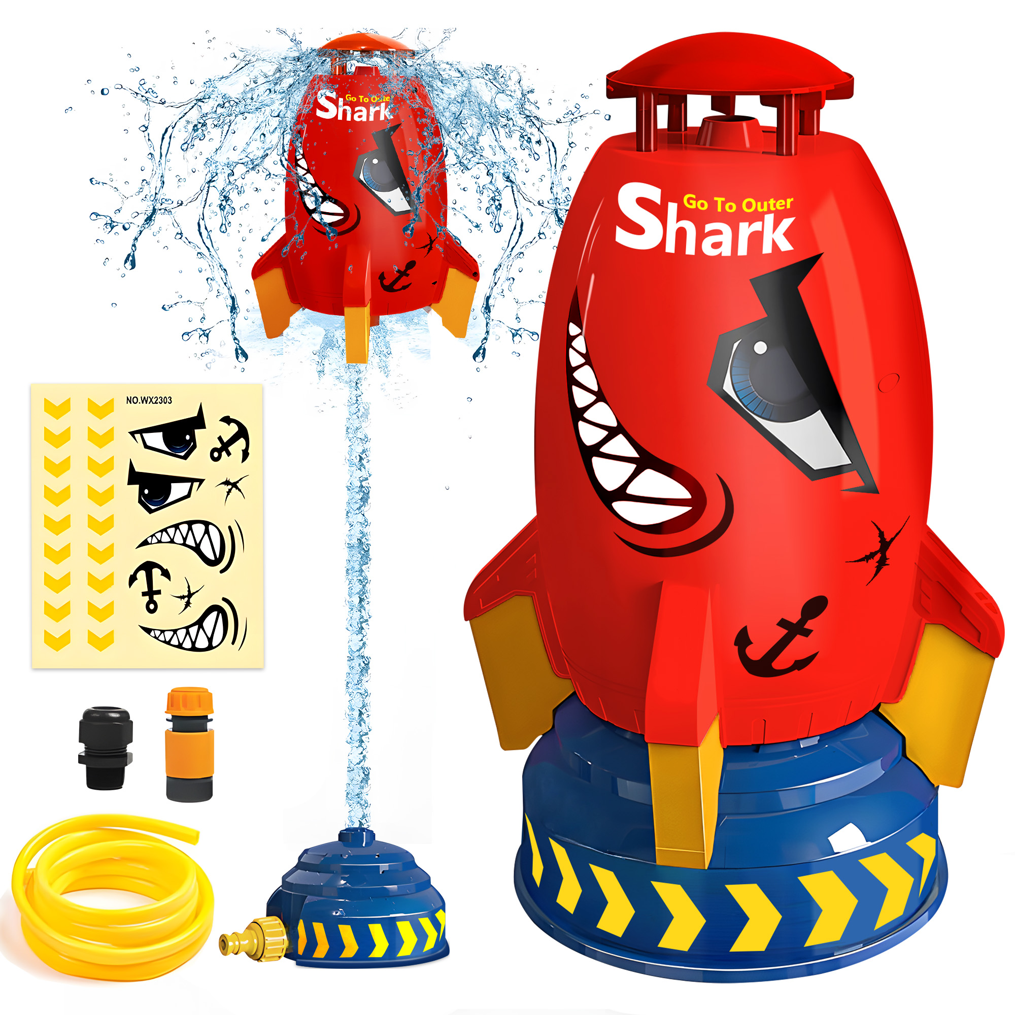 Water Rocket Sprinkler for Kids