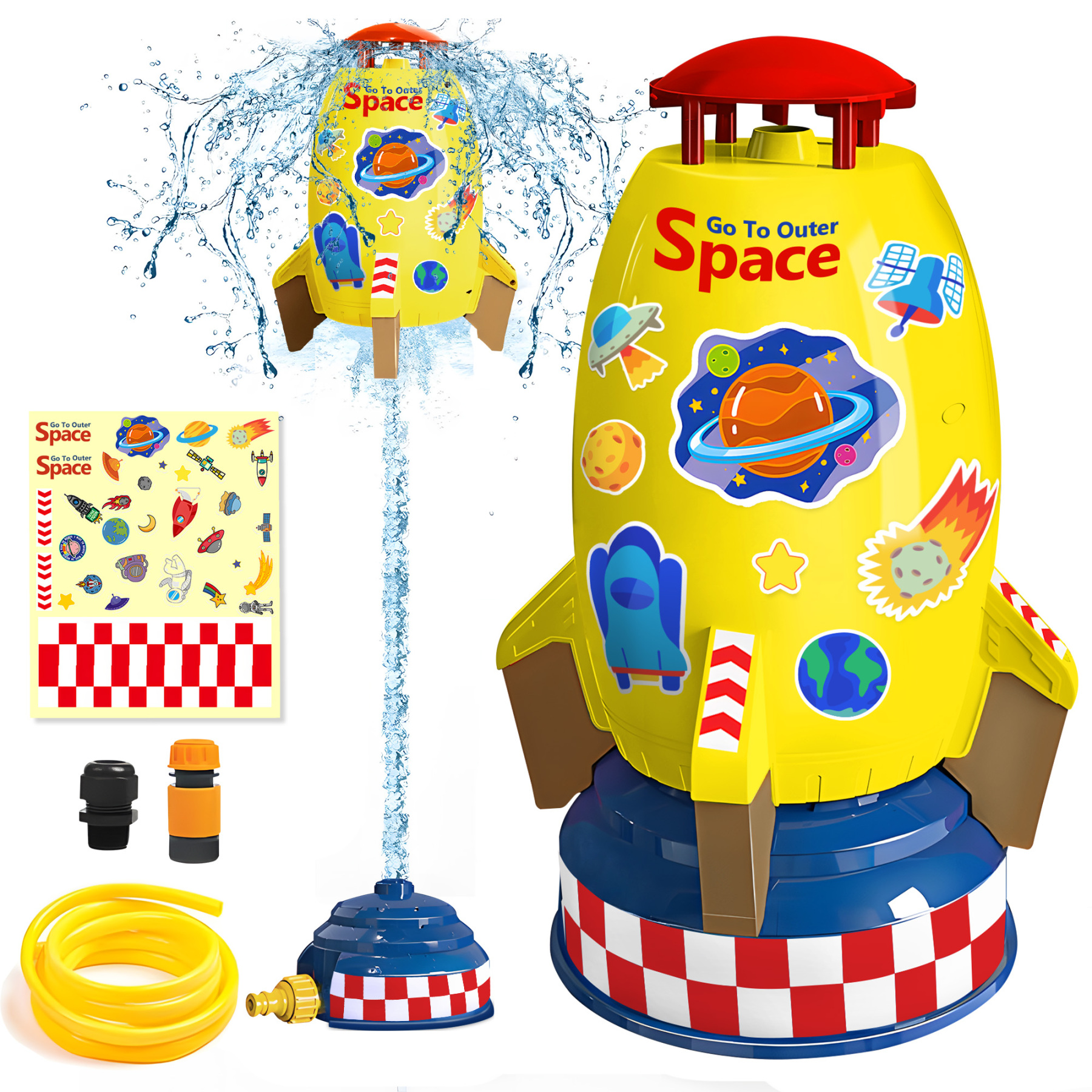 Water Rocket Sprinkler for Kids