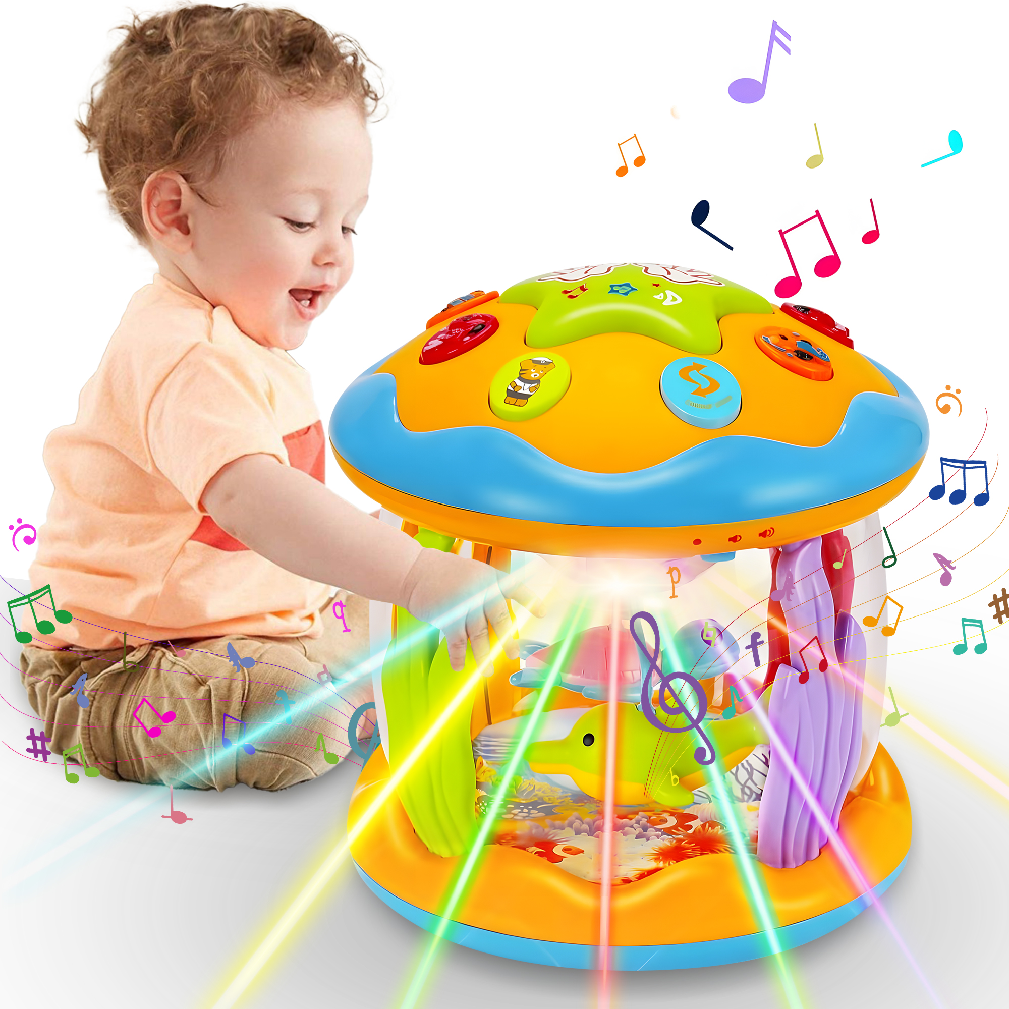 Musical Rotating Light Up Infant Toys