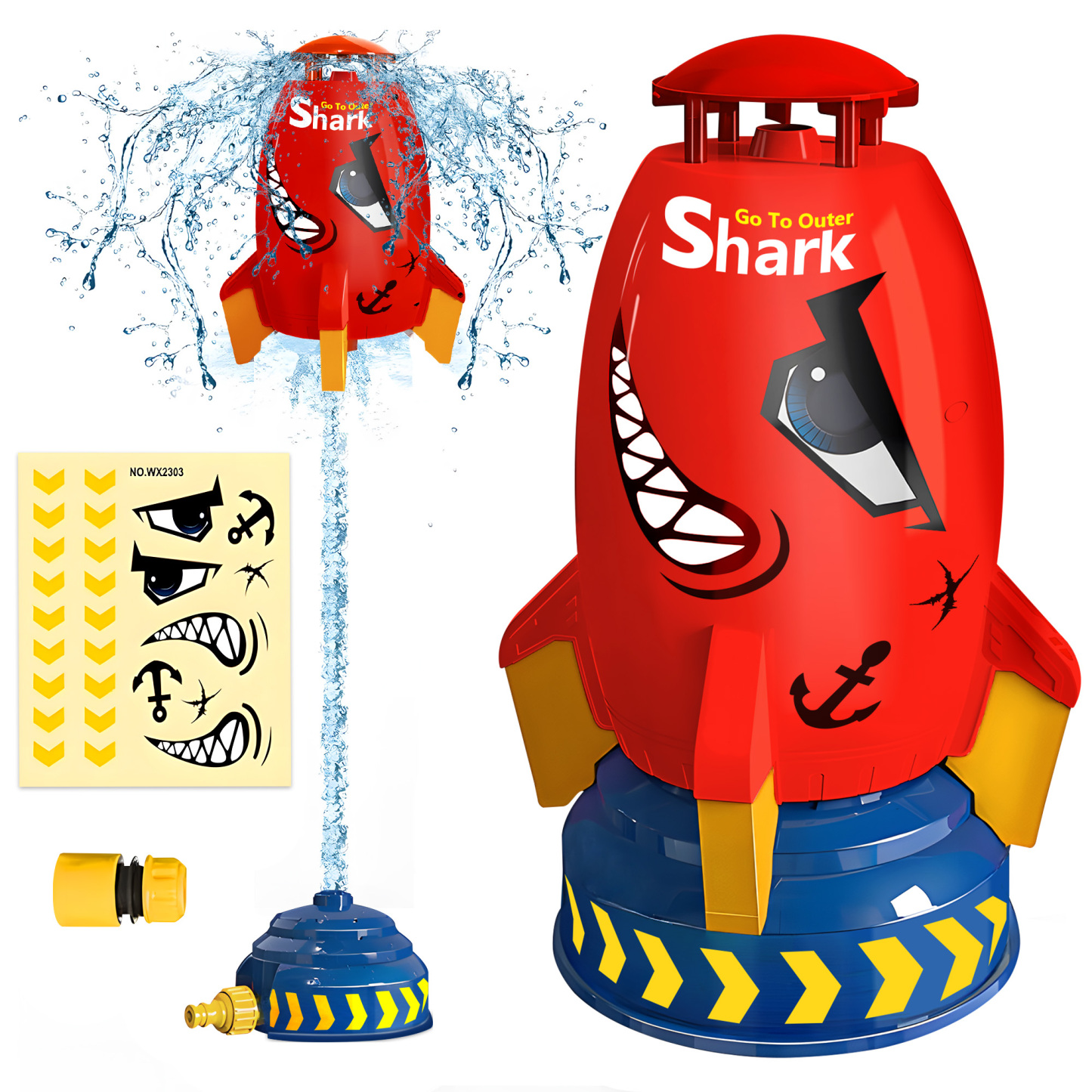Water Rocket Sprinkler for Kids