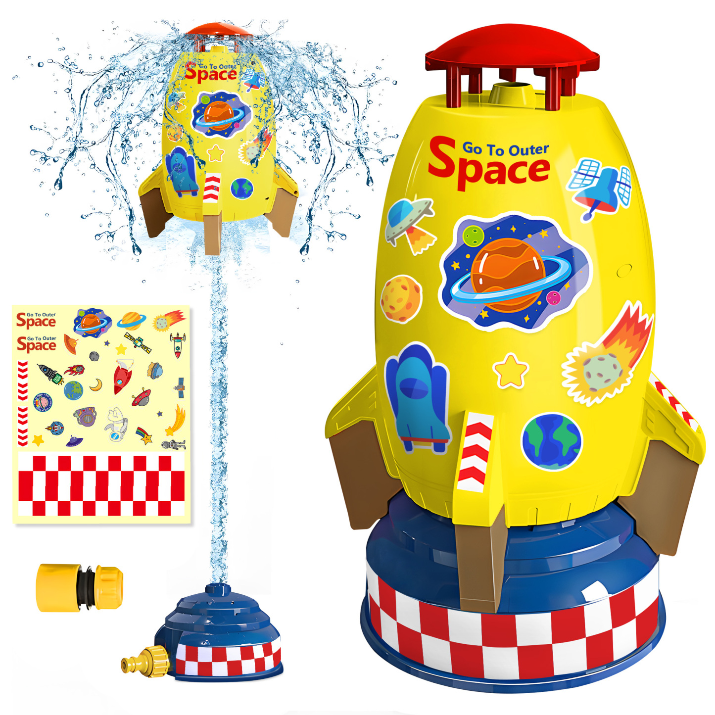 Water Rocket Sprinkler for Kids