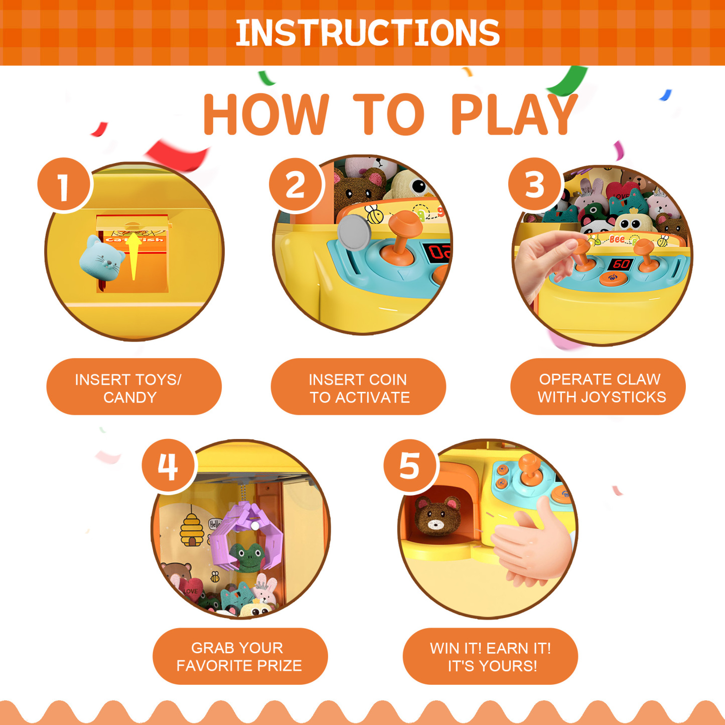 Electronic Claw Game Machine