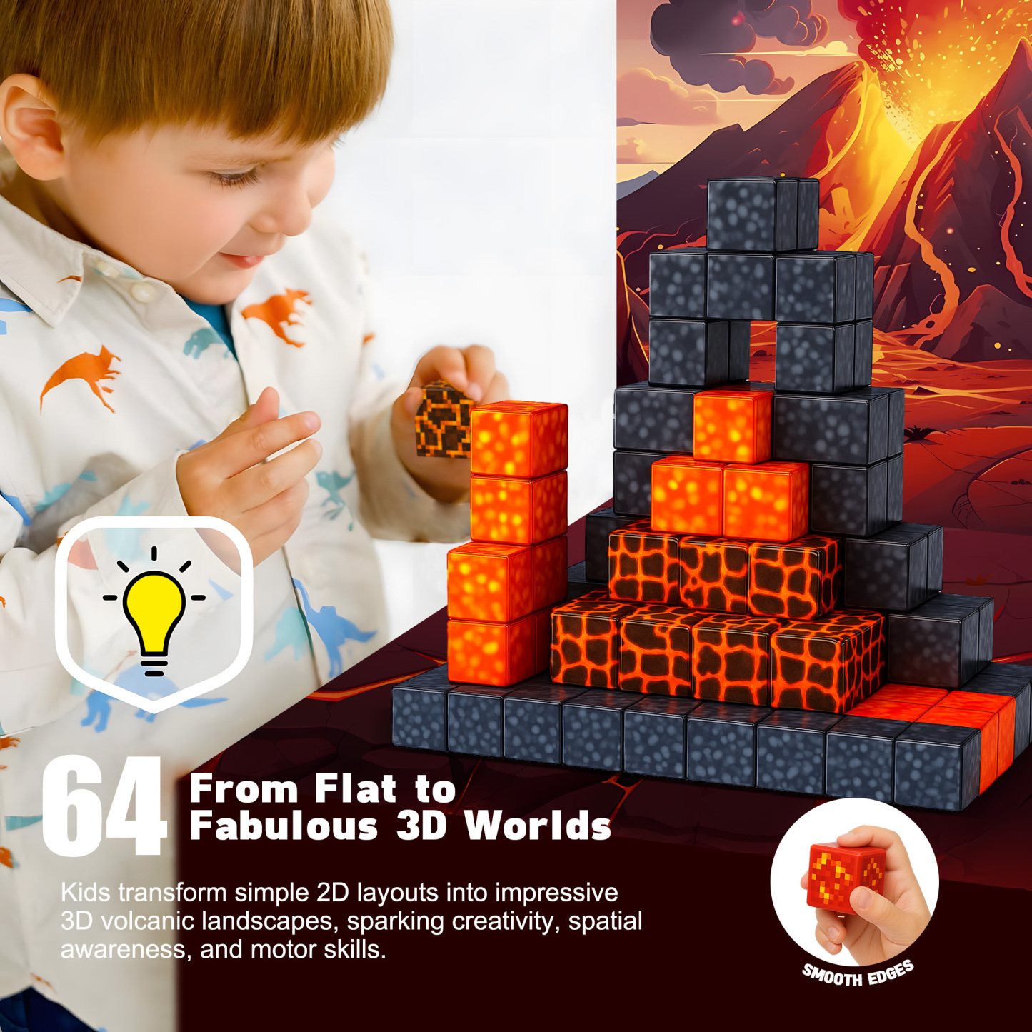Magnetic Blocks Building Toys - Build Set