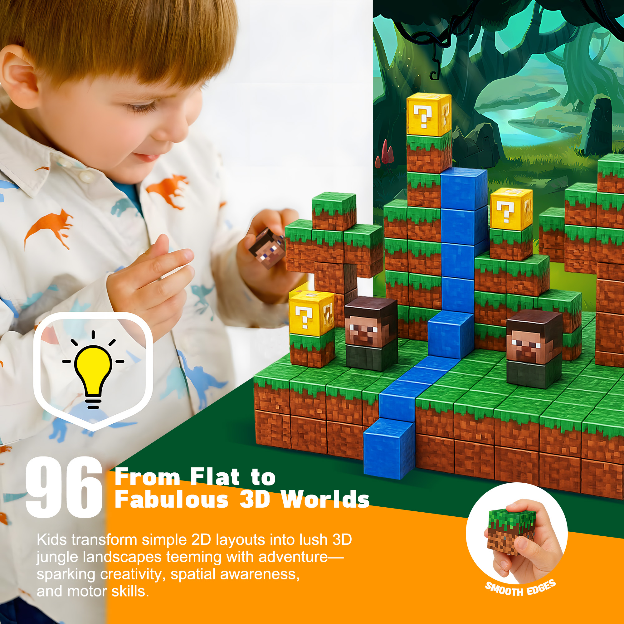 Magnetic Building Blocks for Kids