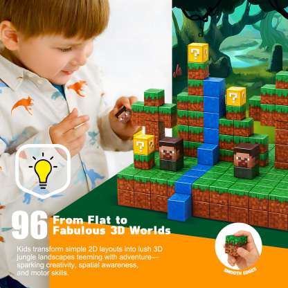 Magnetic Building Blocks for Kids