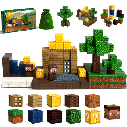 Magnetic Blocks - Magnetic Tiles Building Blocks Toddler Toys