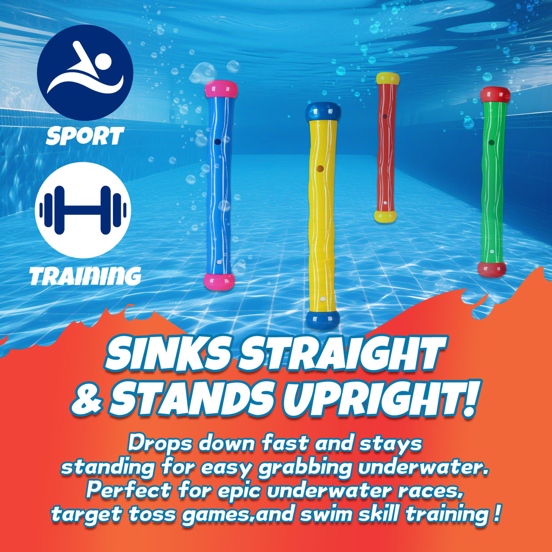 Pool Diving Toy Set