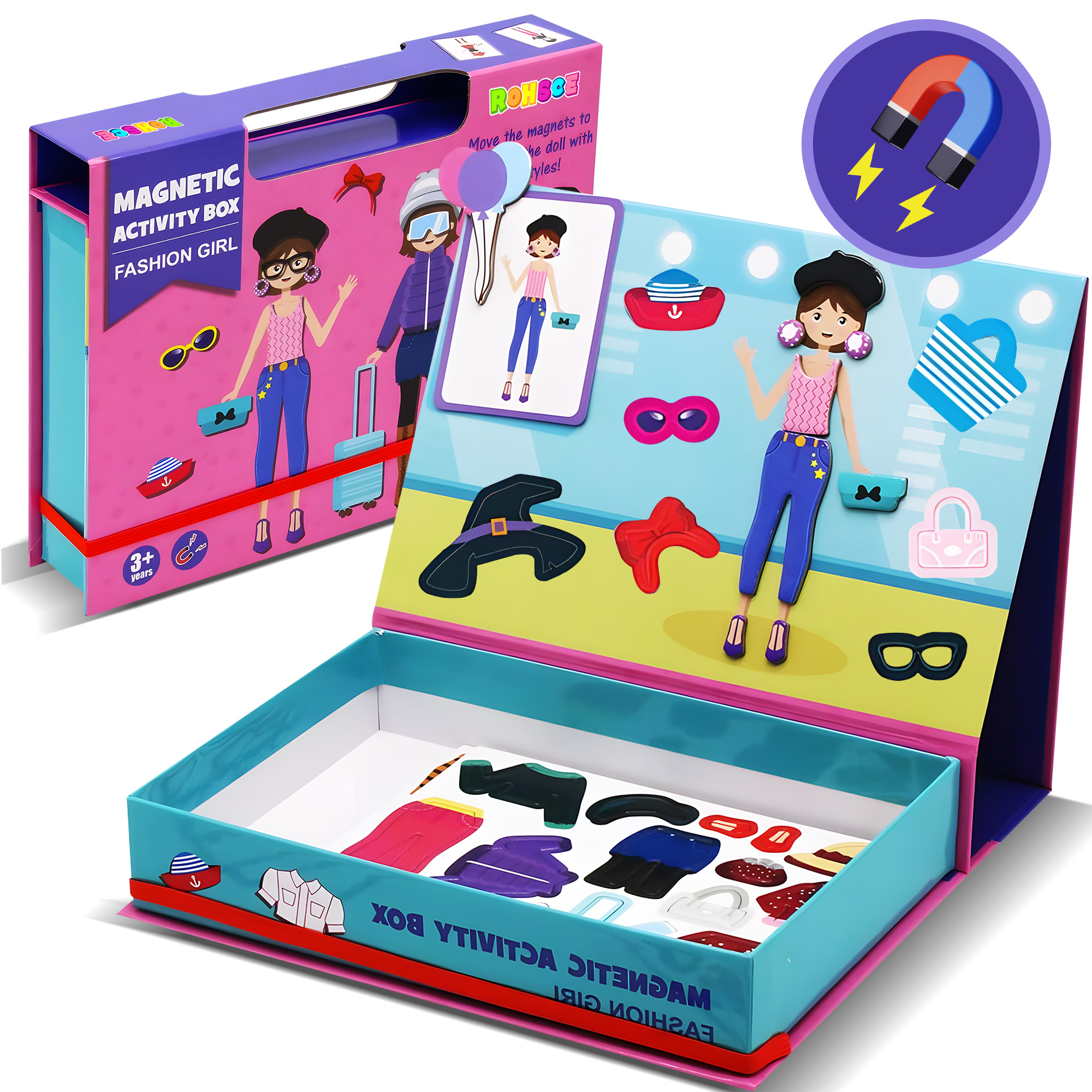 Magnetic Paper Dolls for Girls ages 4-7