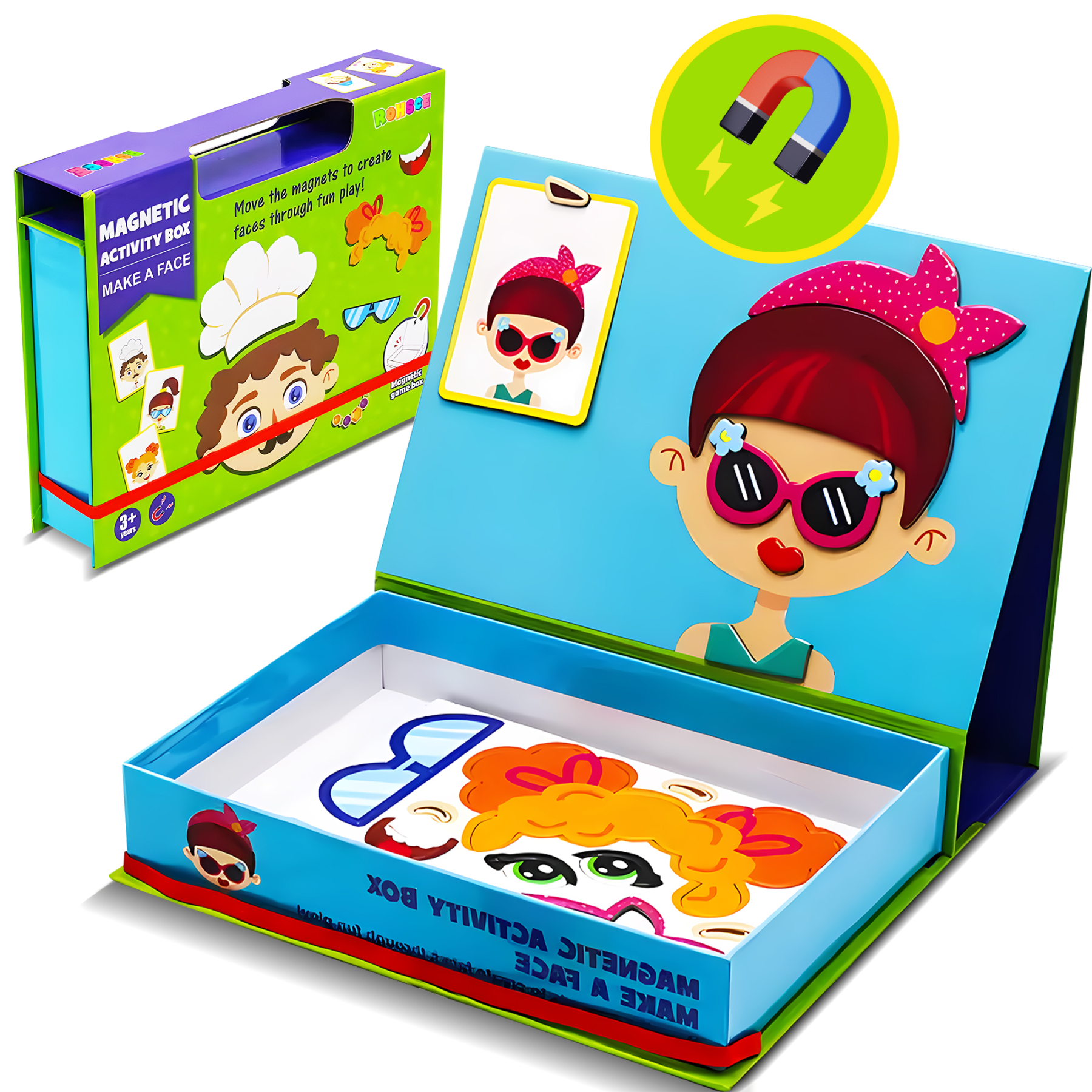Magnetic Puzzles for Kids- Educational Magnetic Book