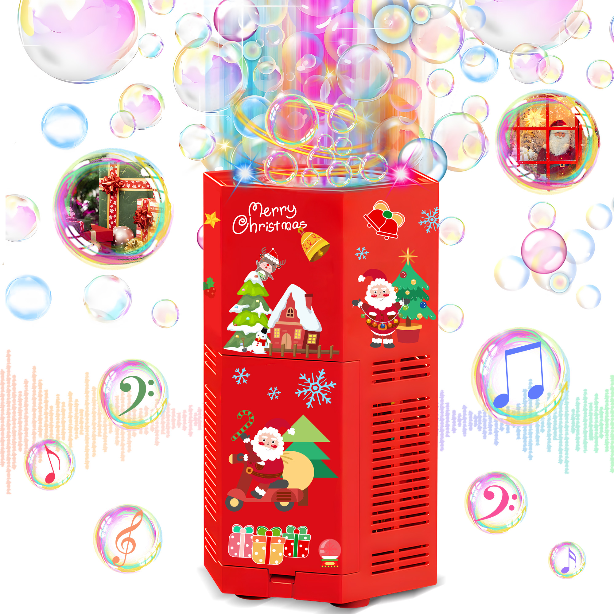 Firework Bubble Machine