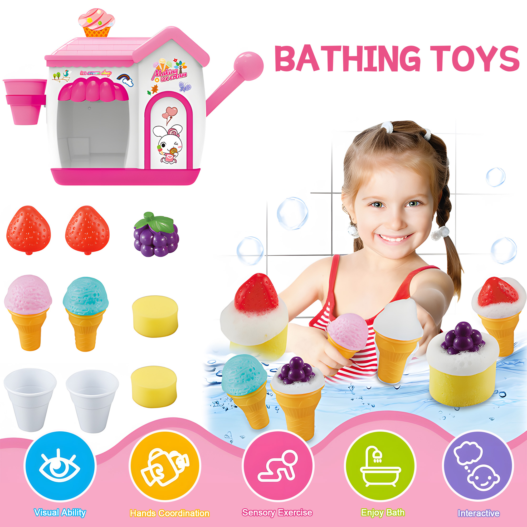 Ice Cream Bath Bubble Maker