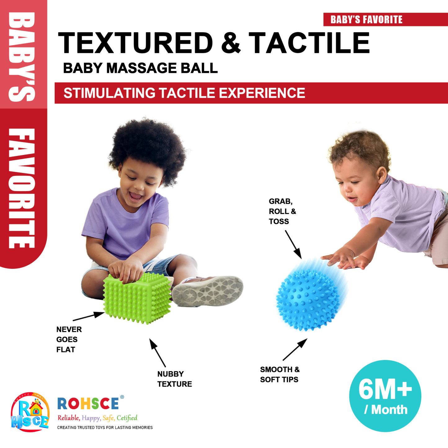 Baby Sensory Balls 6–12 Months