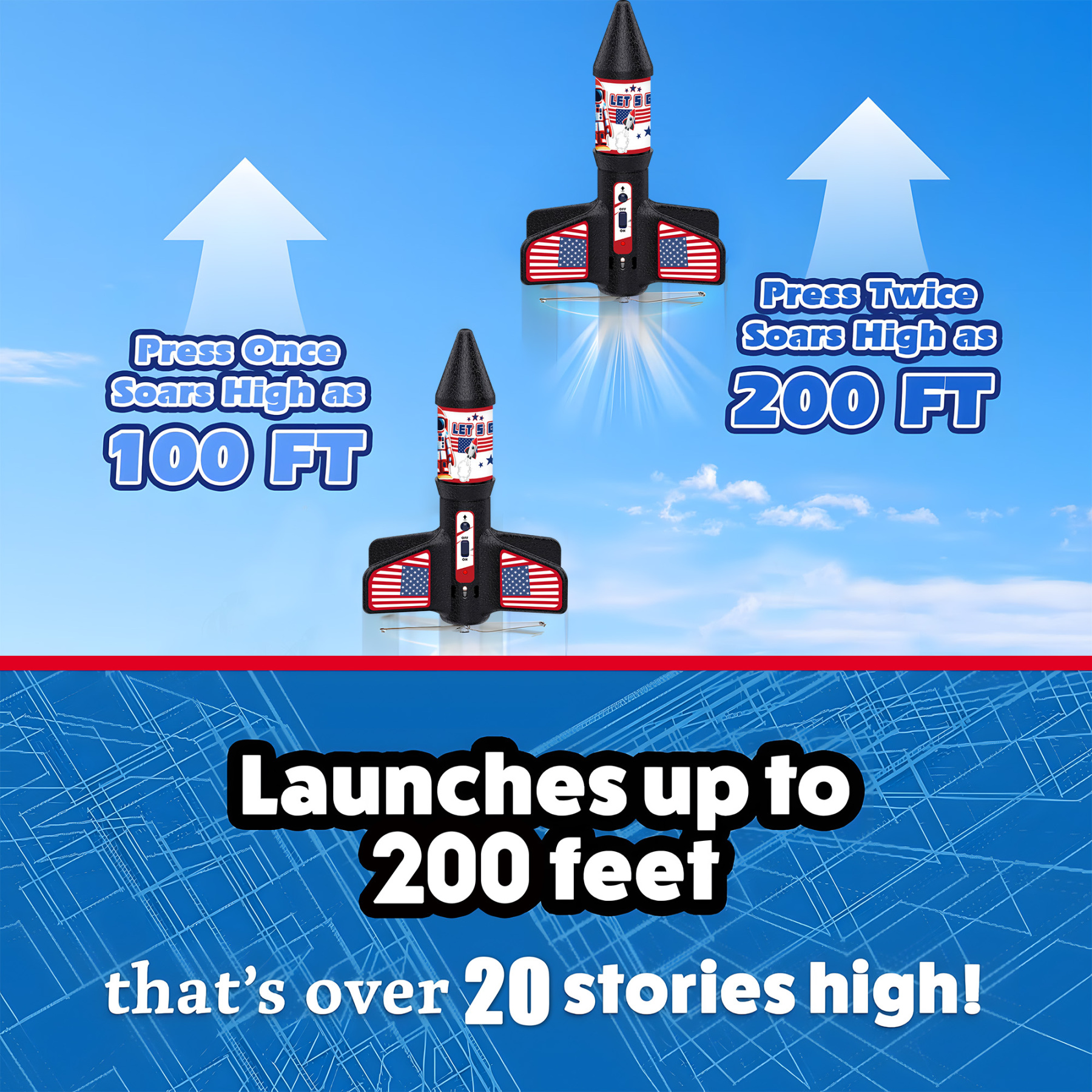 Rocket Launcher for Kids 8-12