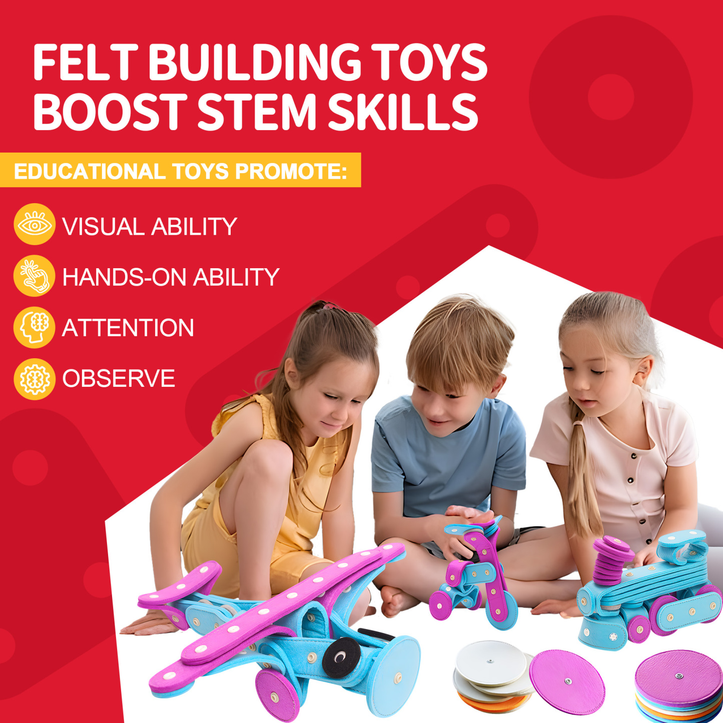 Soft Felt Building Toys