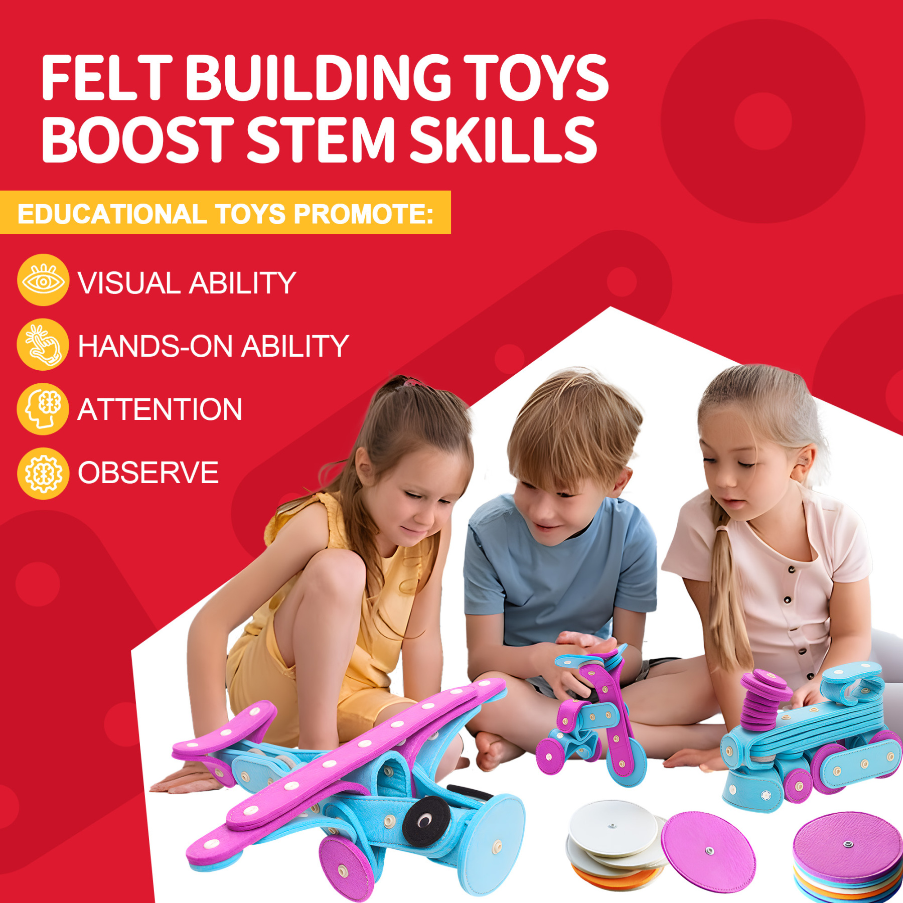 Soft Felt Building Toys