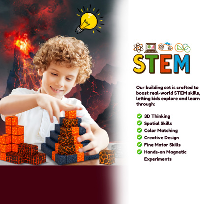 Magnetic Blocks Building Toys - Build Set