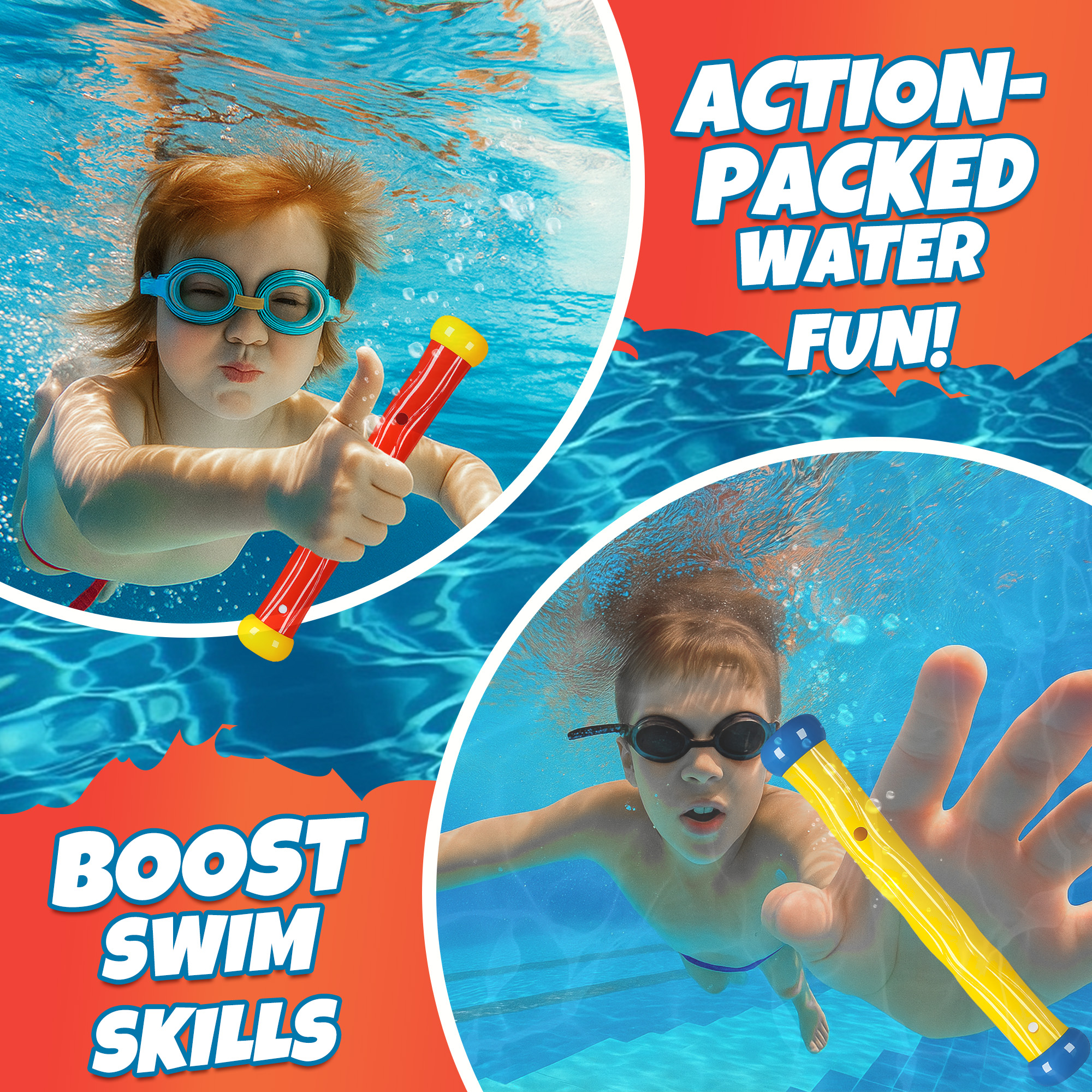 Pool Diving Toy Set