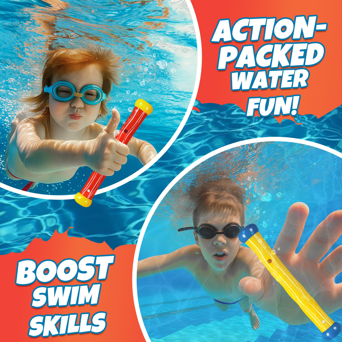 Pool Diving Toy Set