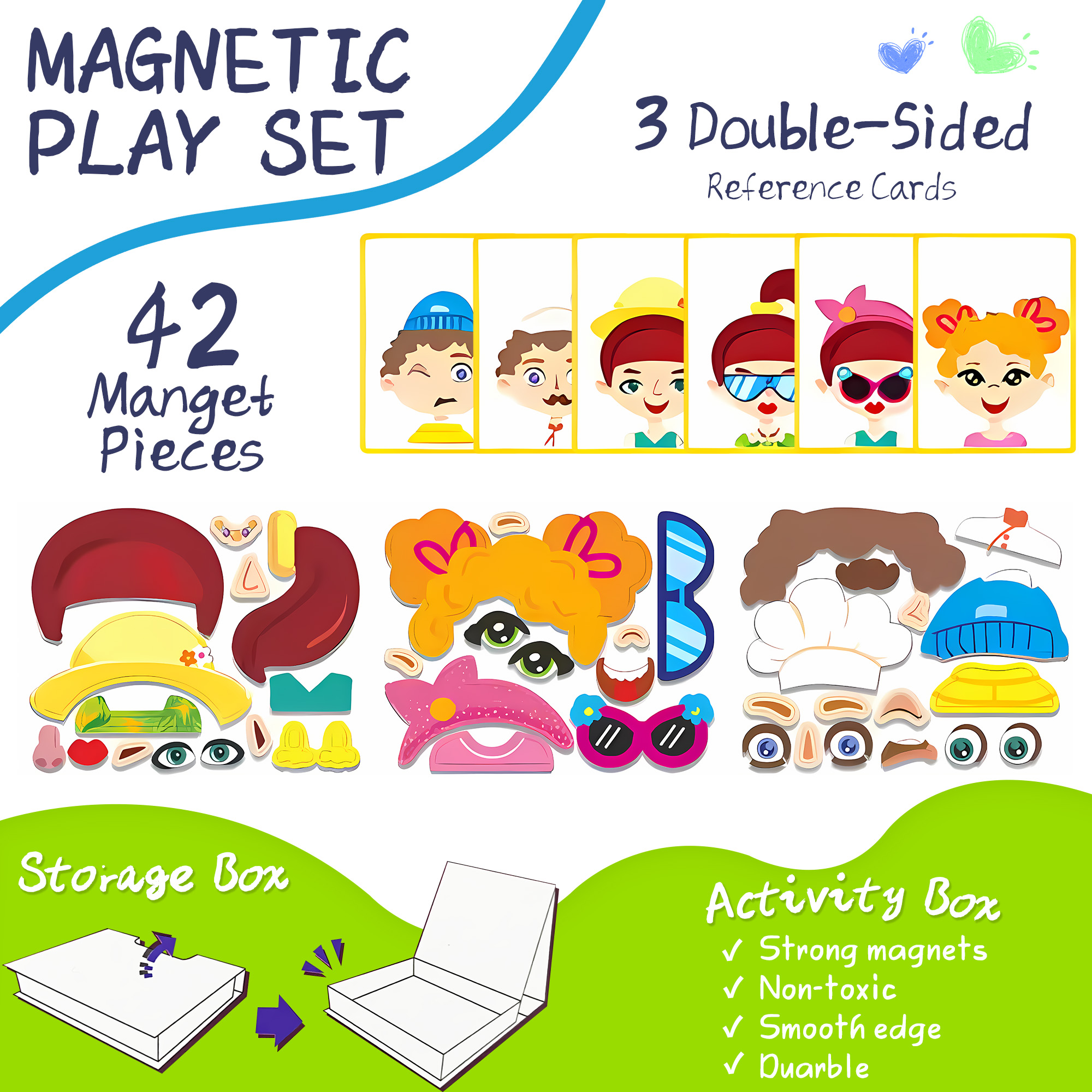 Magnetic Puzzles for Kids- Educational Magnetic Book