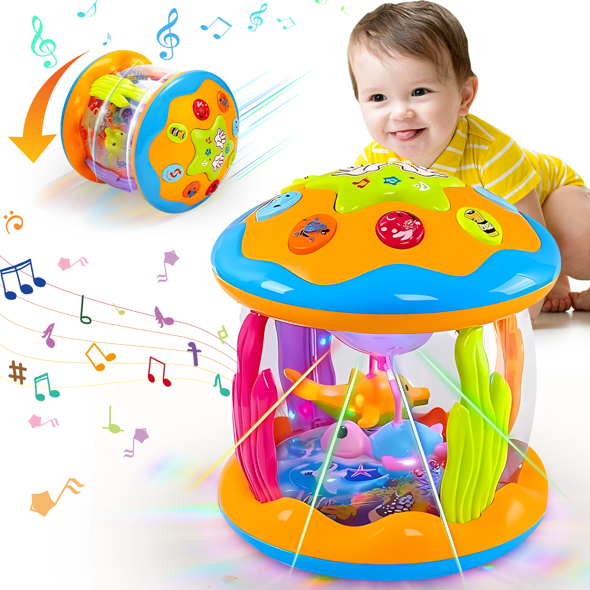 Musical Rotating Light Up Infant Toys