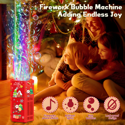 Firework Bubble Machine