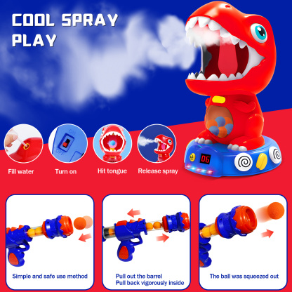 Movable Dinosaur Shooting Toys