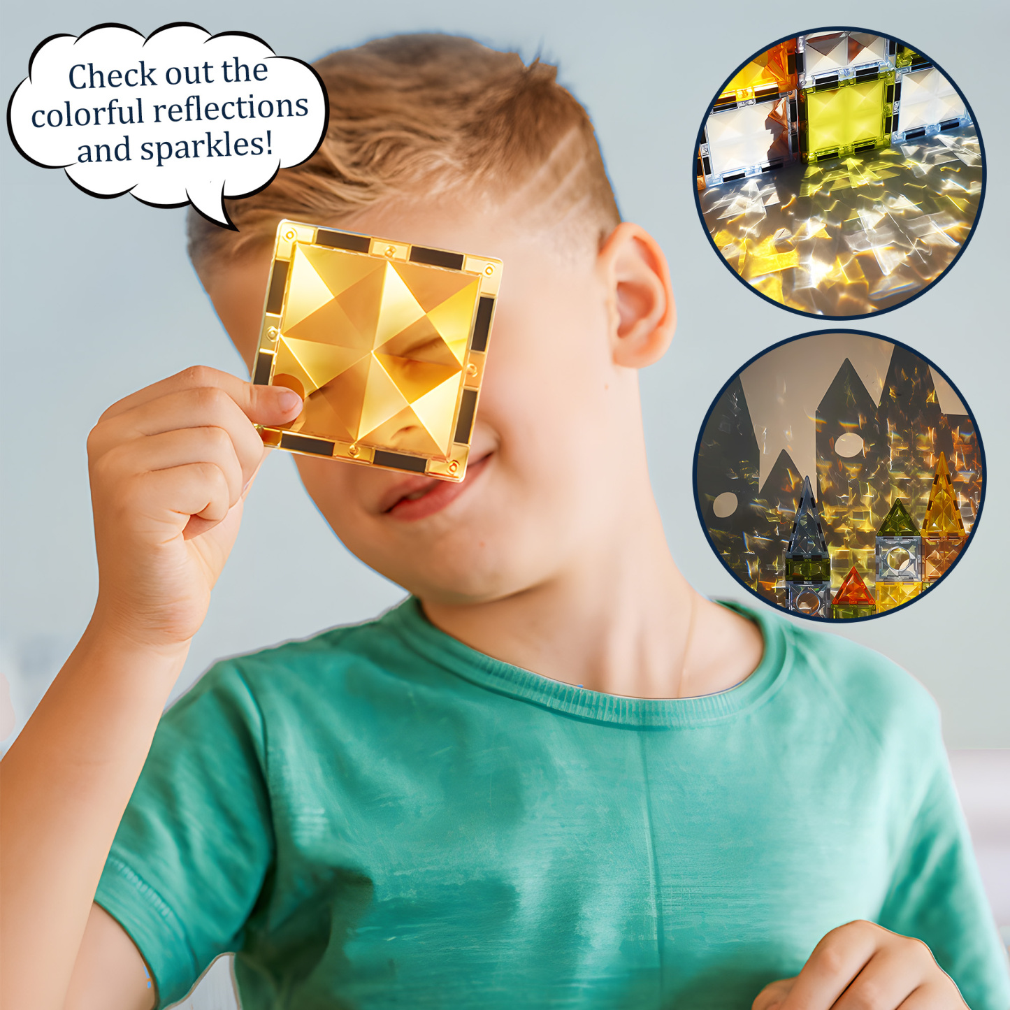 Glowing Magnetic Marble Run Set 142PCS