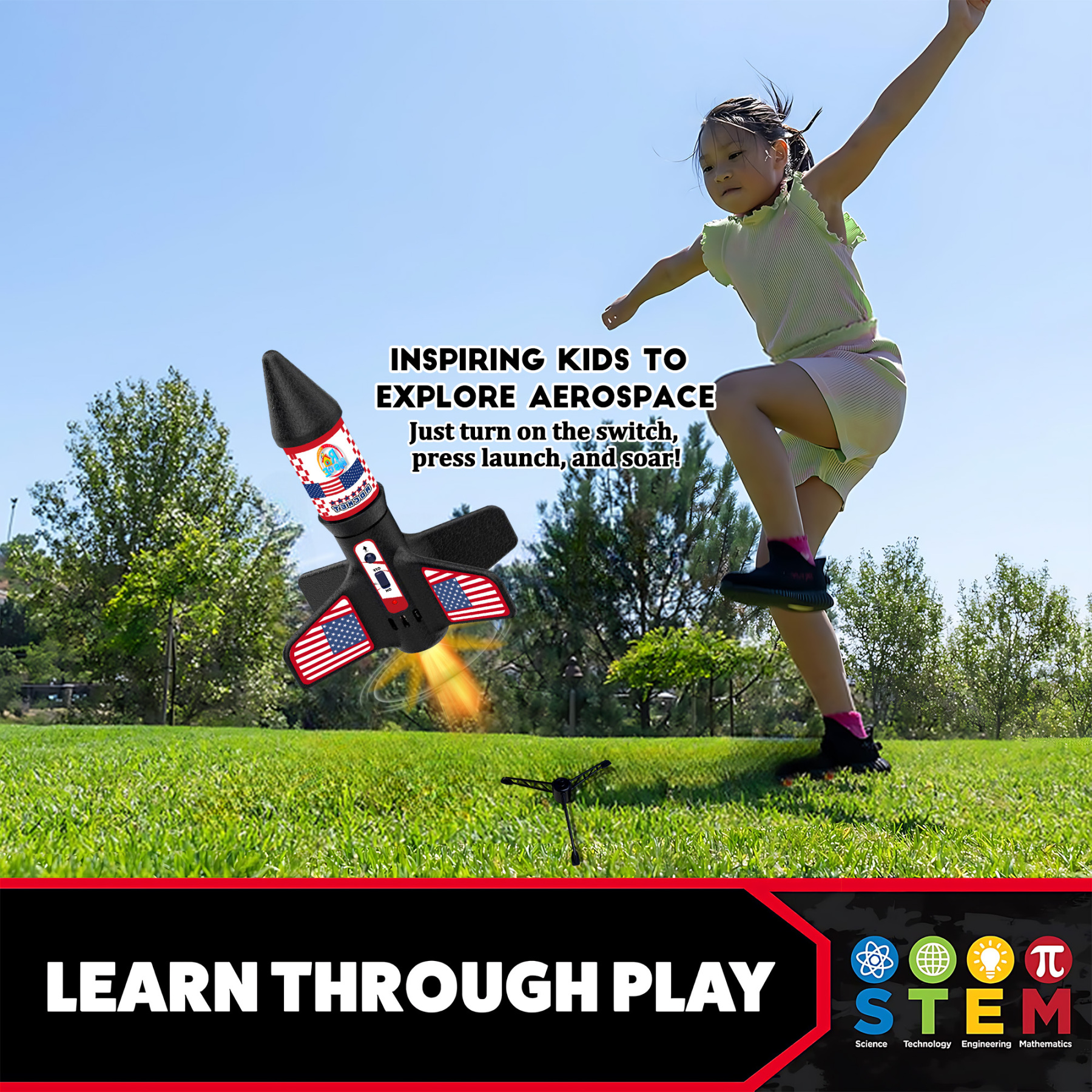 Rocket Launcher for Kids 8-12