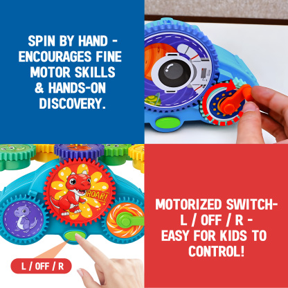 STEM Gear Toys for Toddlers 1-3 