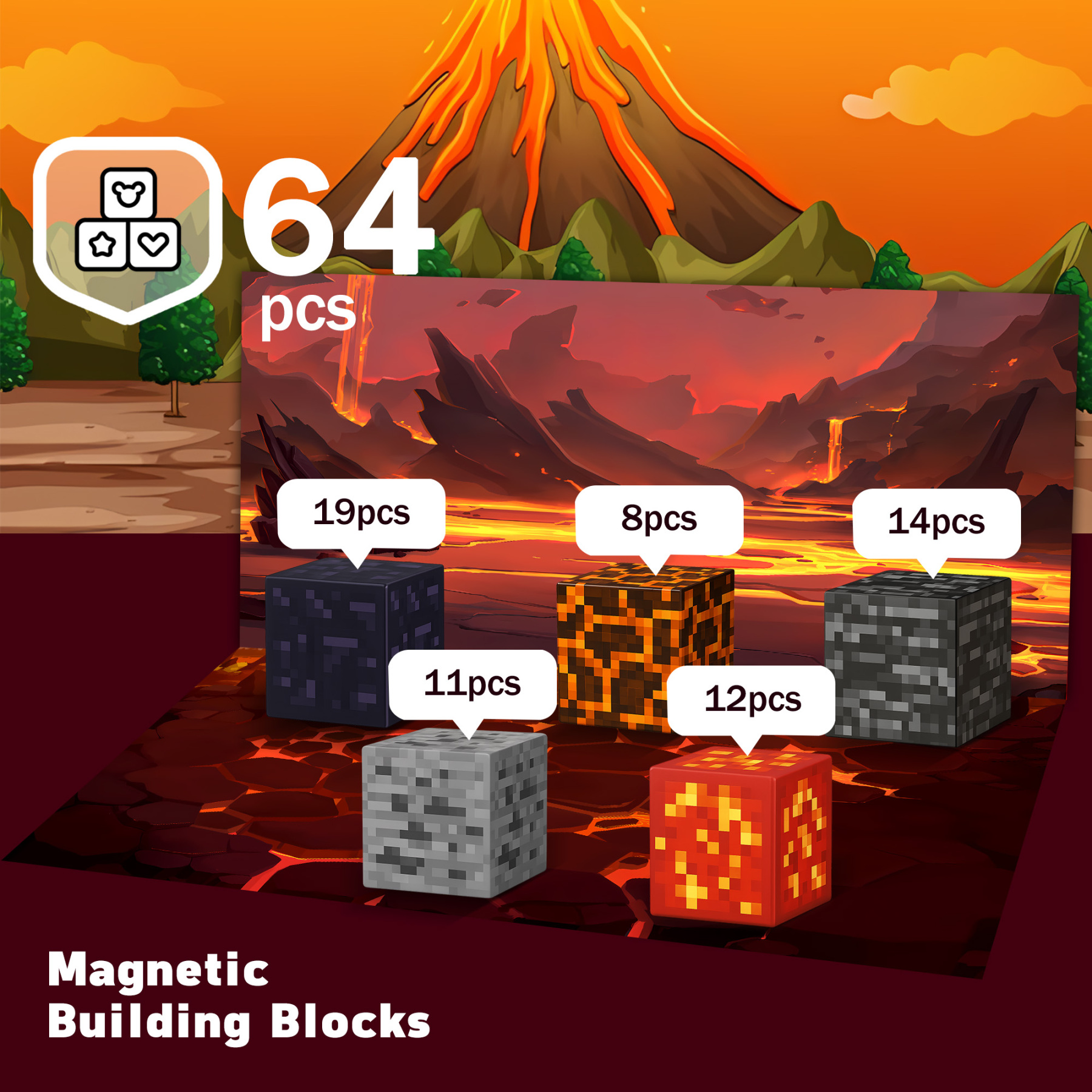 Magnetic Blocks Building Toys - Build Set