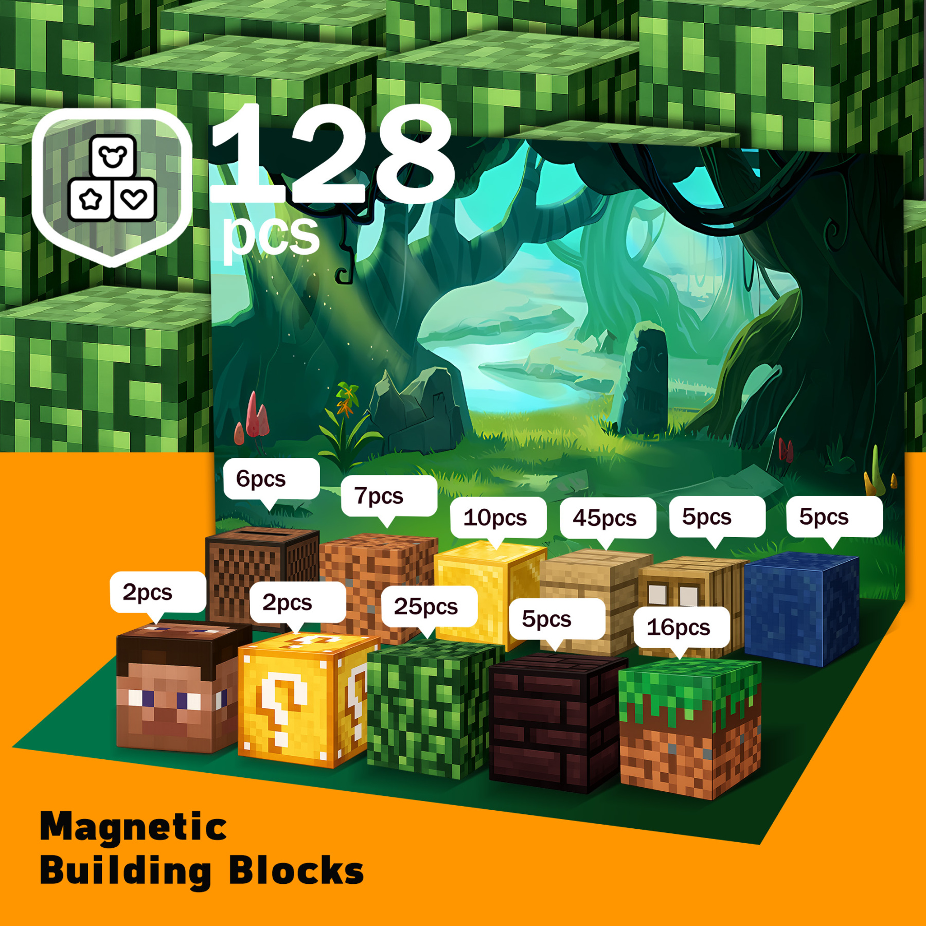 Magnetic Blocks - Magnetic Tiles Building Blocks Toddler Toys