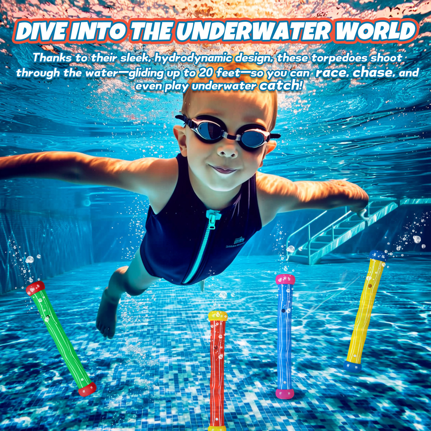 Pool Diving Toy Set