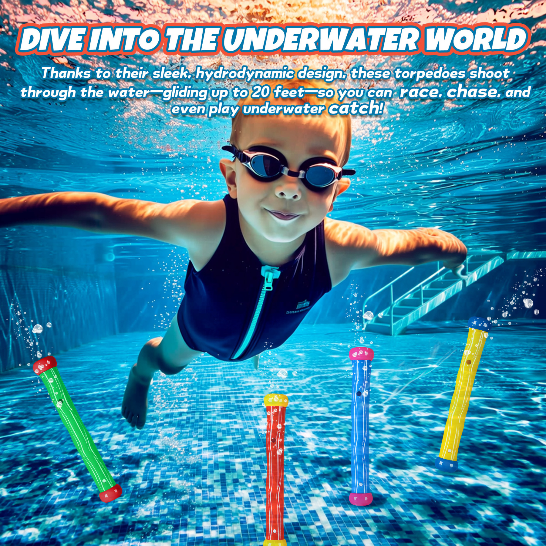 Pool Diving Toy Set