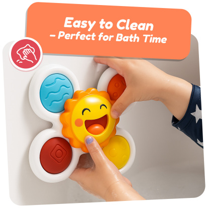 Suction Cup Rotating Sensory Bath Toys