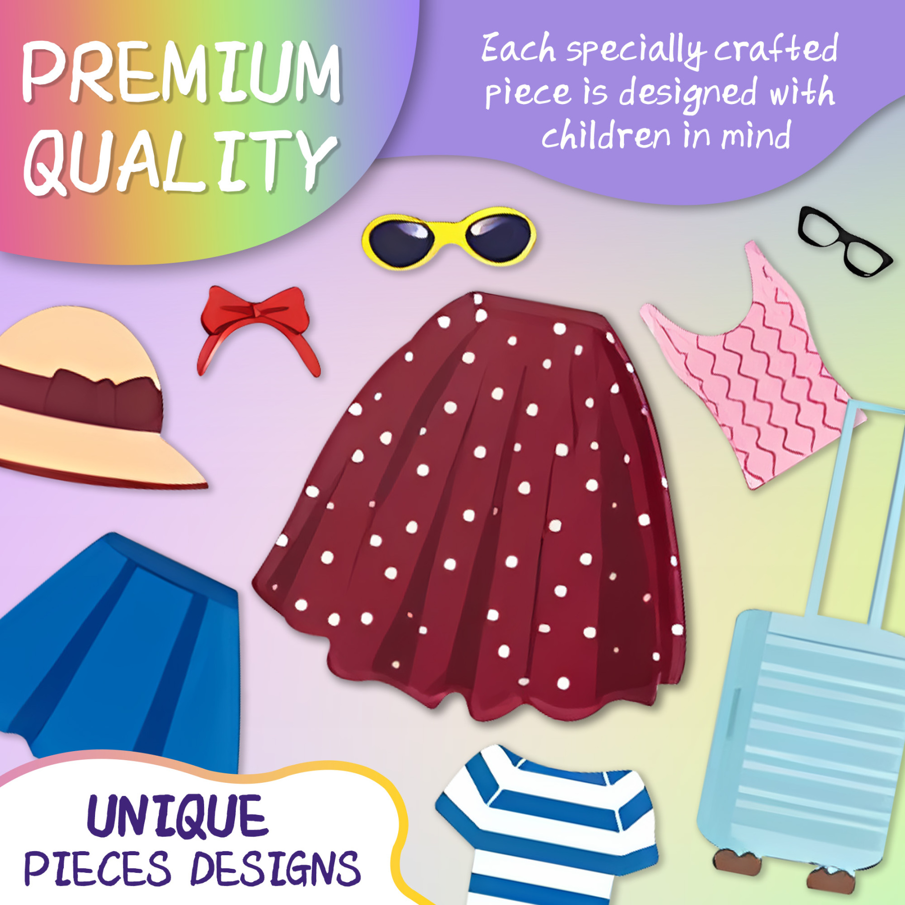 Magnetic Paper Dolls for Girls ages 4-7