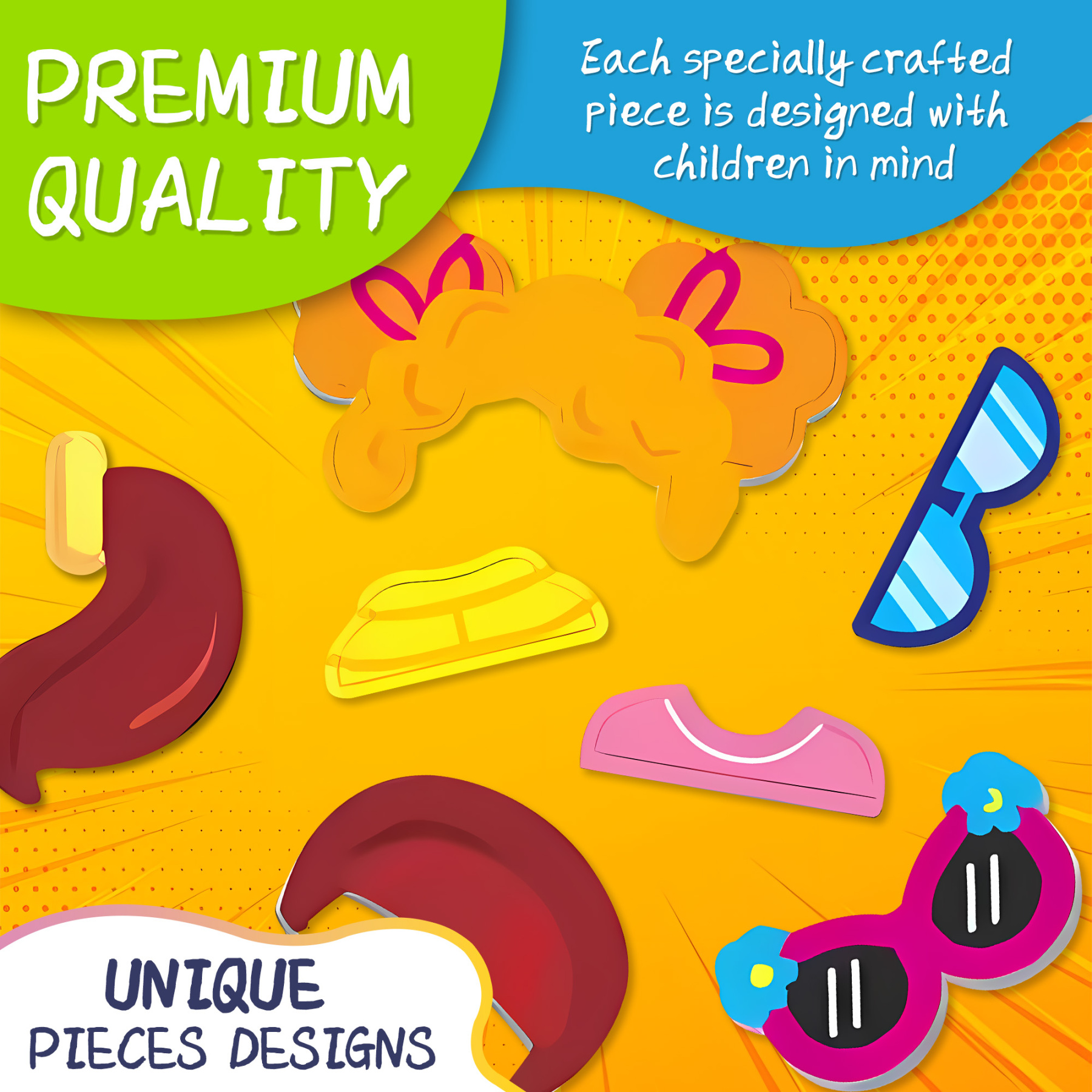 Magnetic Puzzles for Kids- Educational Magnetic Book