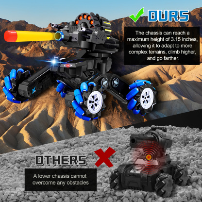 RC Tank That Shoots Gesture Sensing RC Tank