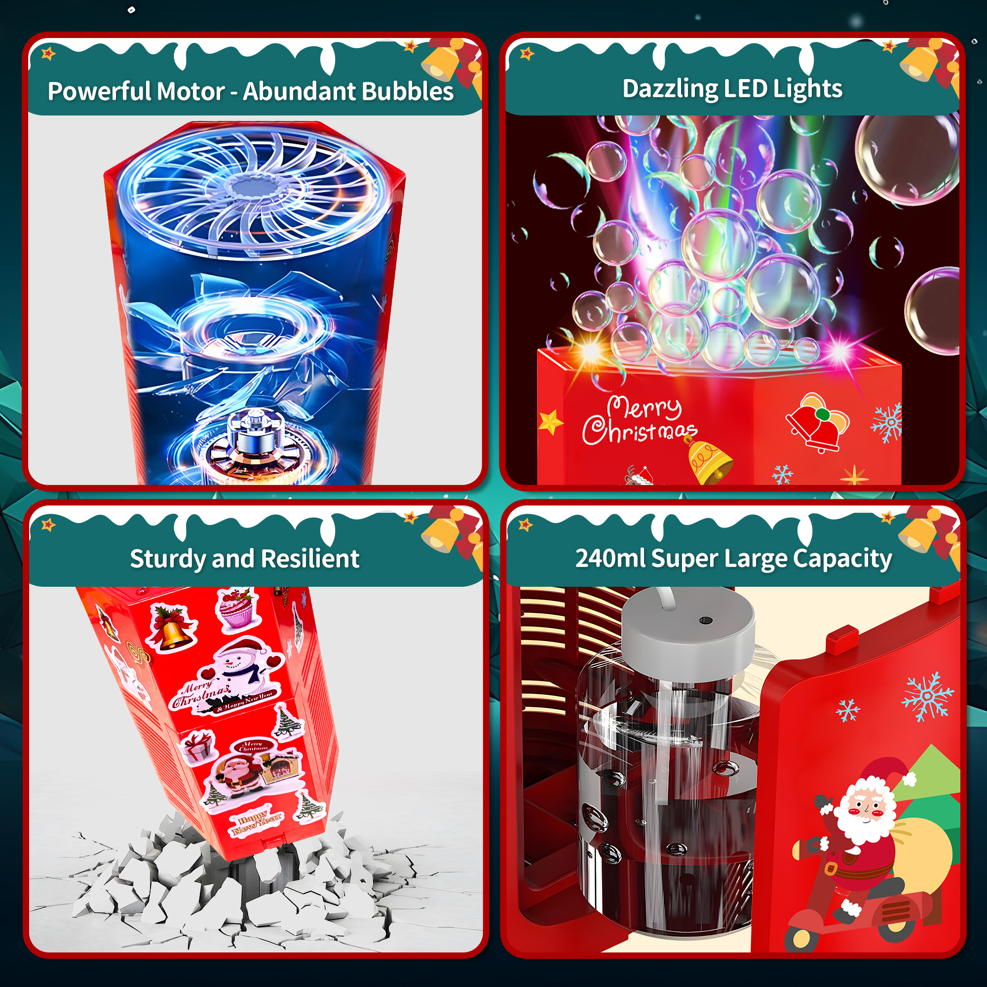 Firework Bubble Machine