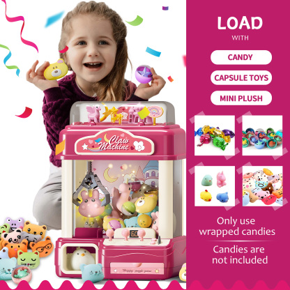 Interactive Claw Toy Arcade Machine with Prizes